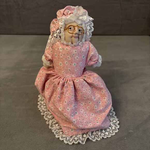 Topsy Turvy Flip Doll Little Red Riding Hood Grandma Wolf Vtg 3-In-1 Soft Play - Picture 3 of 6